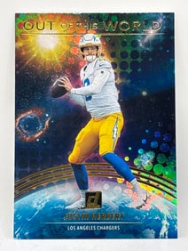 2021 PANINI DONRUSS JUSTIN HERBERT OUT OF THIS WORLD INSERT