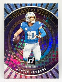 CASE HIT!! 2024 PANINI DONRUSS JUSTIN HERBERT GALAXY OF STARS INSERT