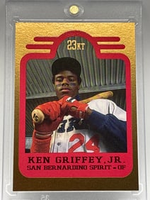 LIMITED EDITION 1991 KEN GRIFFEY JR BLEACHERS 23KT SET 3 OF 3 INSERT 4419 OF 10,000