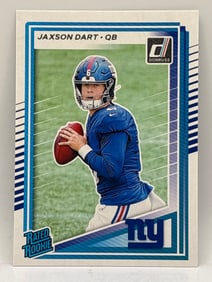2025 PANINI DONRUSS JAXSON DART RATED ROOKIE CARD