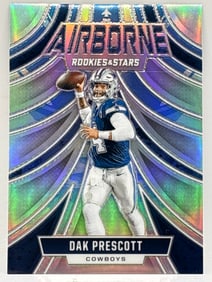 2024 PANINI ROOKIES & STARS DAK PRESCOTT SILVER AIRBORNE PRIZM HOLO INSERT