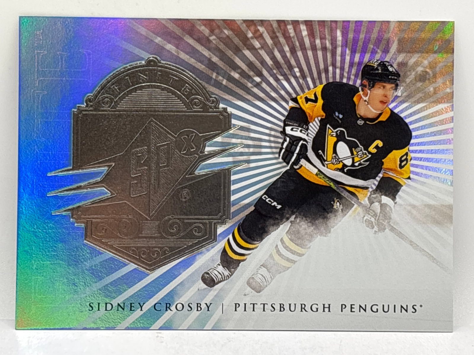 497/999!! 2024-25 UPPER DECK SPX SIDNEY CROSBY FINITE INSERT: THE HOBBY BOX