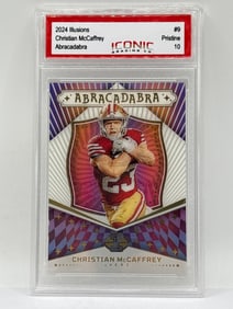 2024 PANINI ILLUSIONS CHRISTIAN MCCAFFREY ABRACADABRA GRADED PRISTINE 10