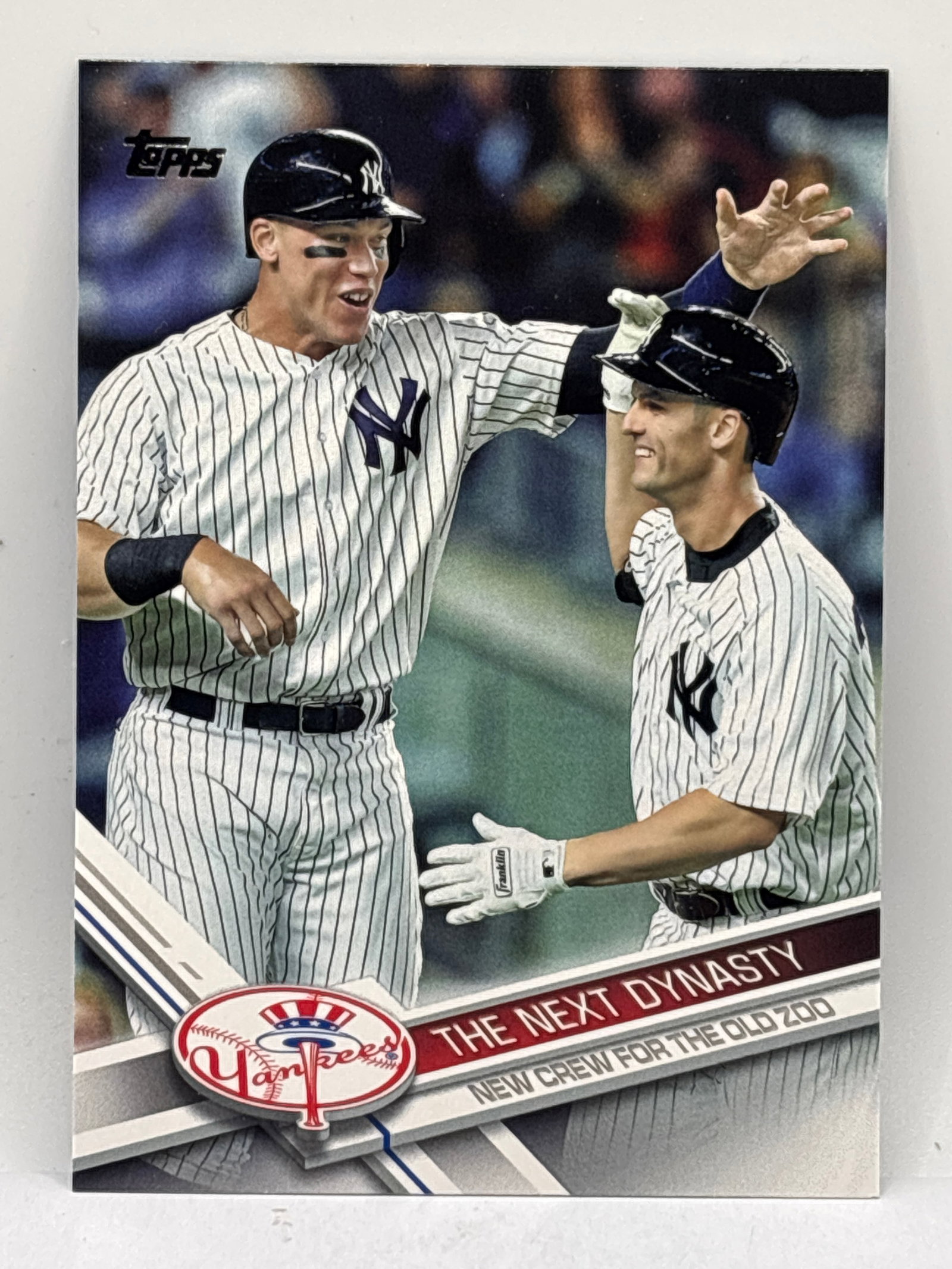 201 TOPPS UPDATE SERIES AARON JUDGE THE NEXT DYNASTY ROOKIE CARD: THE HOBBY BOX