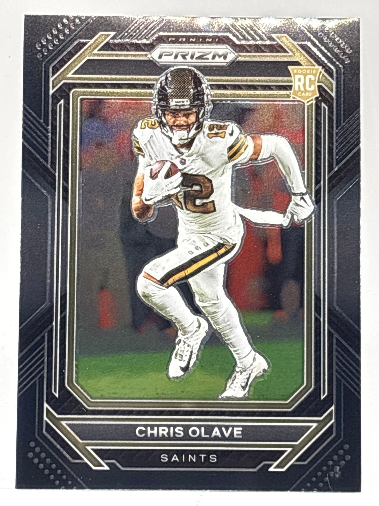 2022 PANINI CHRONICLES PRIZM BLACK CHRIS OLAVE ROOKIE CARD (1 of 2)