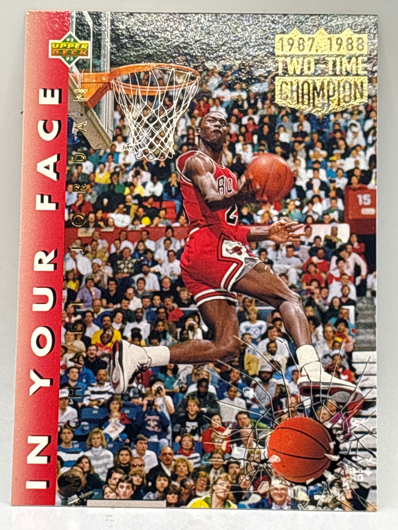 1993 UPPER DECK MICHAEL JORDAN NBA SLAM DUNK CHAMPIONSHIP (1 of 3)