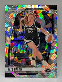 2024 PANINI WNBA PRIZM KATE MARTIN SILVER CRACKED ICE PRIZM HOLO ROOKIE
