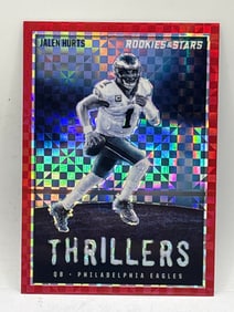 2023 PANINI ROOKIES & STARS JALEN HURTS THRILLERS PRIZM HOLO SP