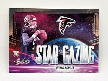 2024 PANINI ABSOLUTE MICHAEL PENIX JR STAR GAZING INSERT ROOKIE CARD