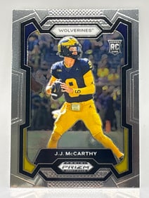 2024 PANINI PRIZM DRAFT PICKS JJ MCCARTHY ROOKIE CARD