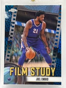 2025 TOPPS CHROME JOEL EMBID FILM STUDY INSERT