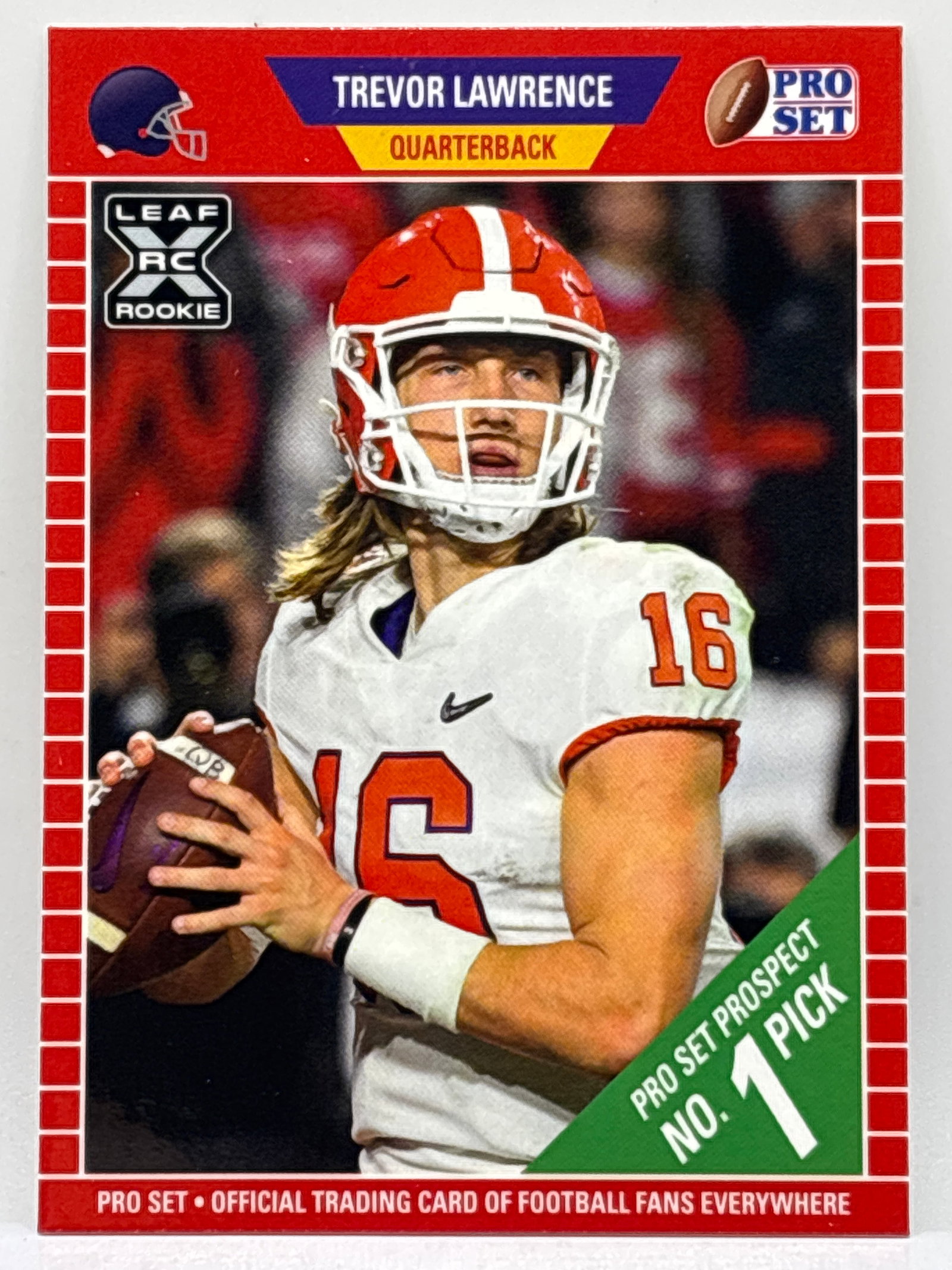 2021 PRO SET PROSPECT TREVOR LAWRENCE NO 1 PICK ROOKIE CARD (1 of 2)