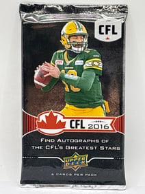 2016 UPPER DECK CFL PACK