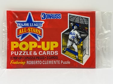 1986 DONRUSS MAJOR LEAGUE ALL-STARS POP-UP PACK