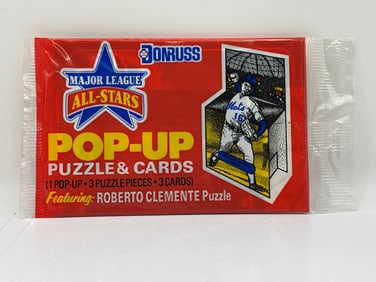 1986 DONRUSS MAJOR LEAGUE ALL-STARS POP-UP PACK