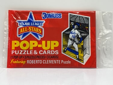 1986 DONRUSS MAJOR LEAGUE ALL-STARS POP-UP PACK