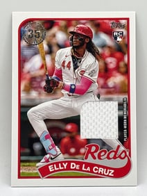 2024 TOPPS 35TH ANNIVERSARY ELLY DE LA CRUZ PLAYER-WORN MEMORABILIA ROOKIE PATCH CARD