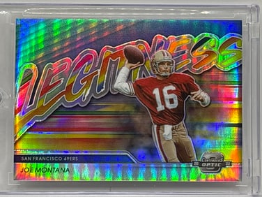 CASE HIT! 2022 PANINI CONTENDERS OPTIC JOE MONTANA LEGITNESS PRIZM HOLO SSP