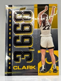 2024 PANINI CAITLIN CLARK COLLECTION CAITLIN CLARK RECORD BREAKER INSERT ROOKIE CARD