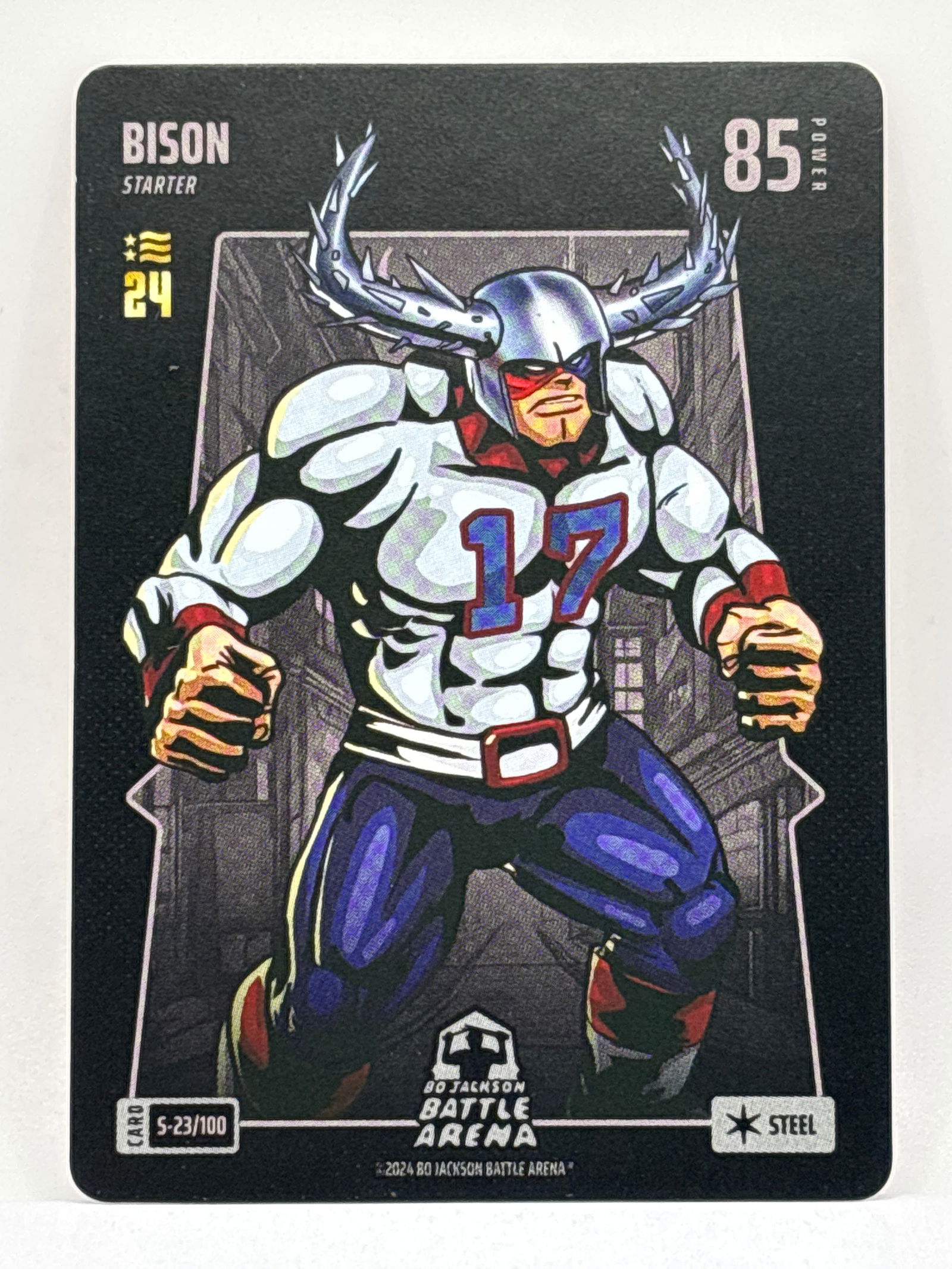 BO JACKSON’S 2024 BATTLE ARENA BISON JOSH ALLEN STEEL: THE HOBBY BOX