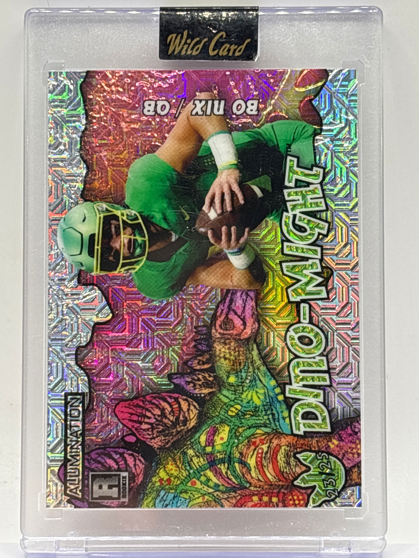 /25 2023 WC ALUMINATION BO NIX DINO-MIGHT SILVER MOJO ROOKIE CARD (1 of 3)