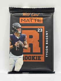 2023 WC MATTE TYSON BAGENT GUARANTEED /99 OR LOWER ROOKIE CARD PACK