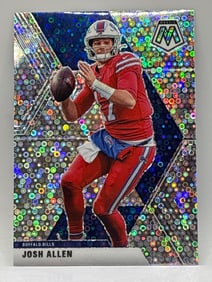 2020 PANINI MOSAIC JOSH ALLEN SILVER DISCO PRIZM HOLO SP