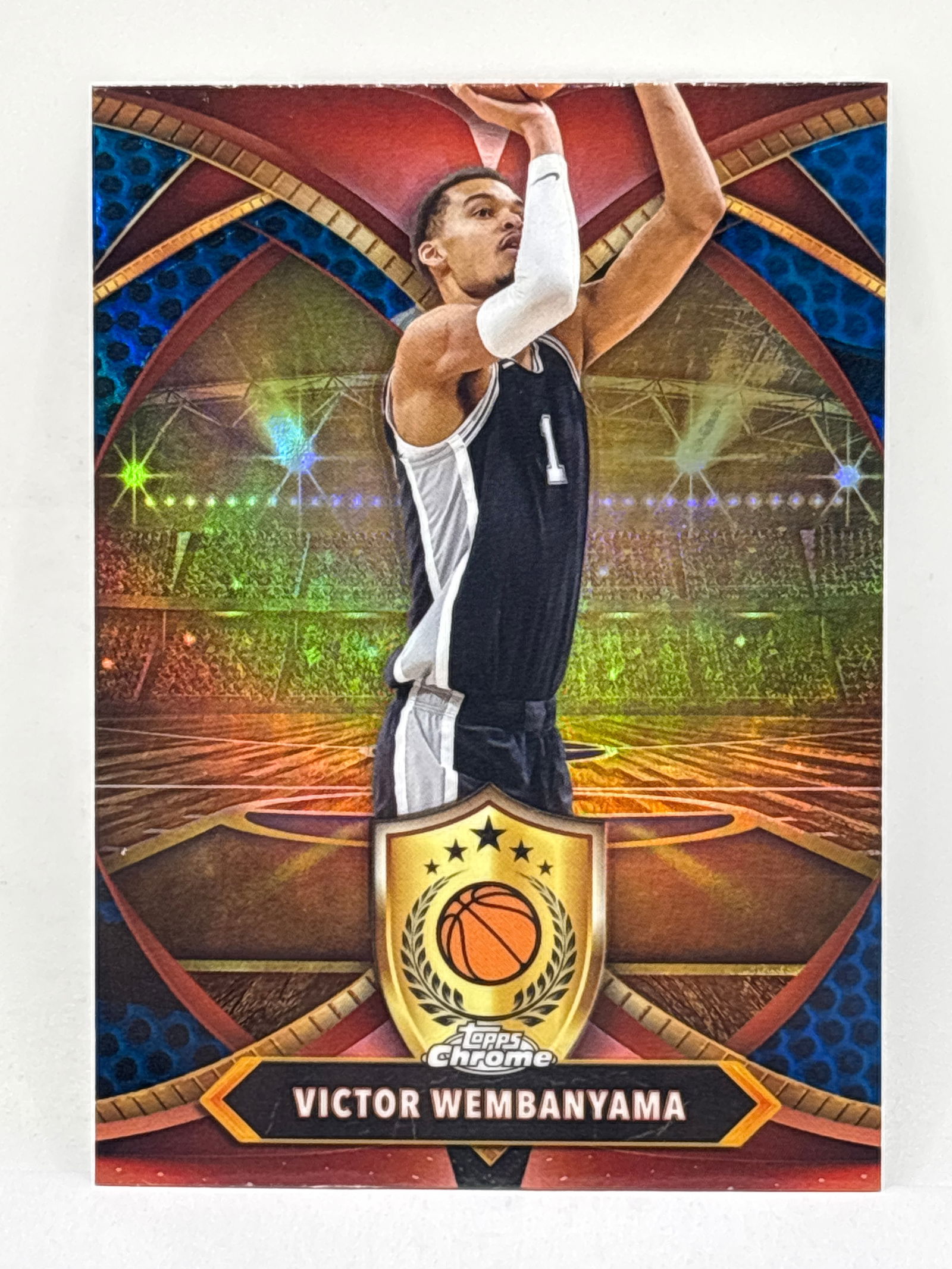 2025 TOPPS CHROME VICTOR WEMBANYAMA BALL OF DUTY INSERT (1 of 4)