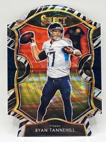 2020 PANINI SELECT CONCOURSE RYAN TANNEHILL ZEBRA WAVE PRIZM DIE-CUT SSP