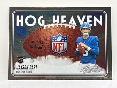 2025 PANINI ABSOLUTE JAXSON DART HOG HEAVAN ROOKIE INSERT