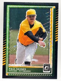 2025 PANINI DONRUSS OPTIC PAUL SKENES BLACK DISCO PRIZM HOLO SP