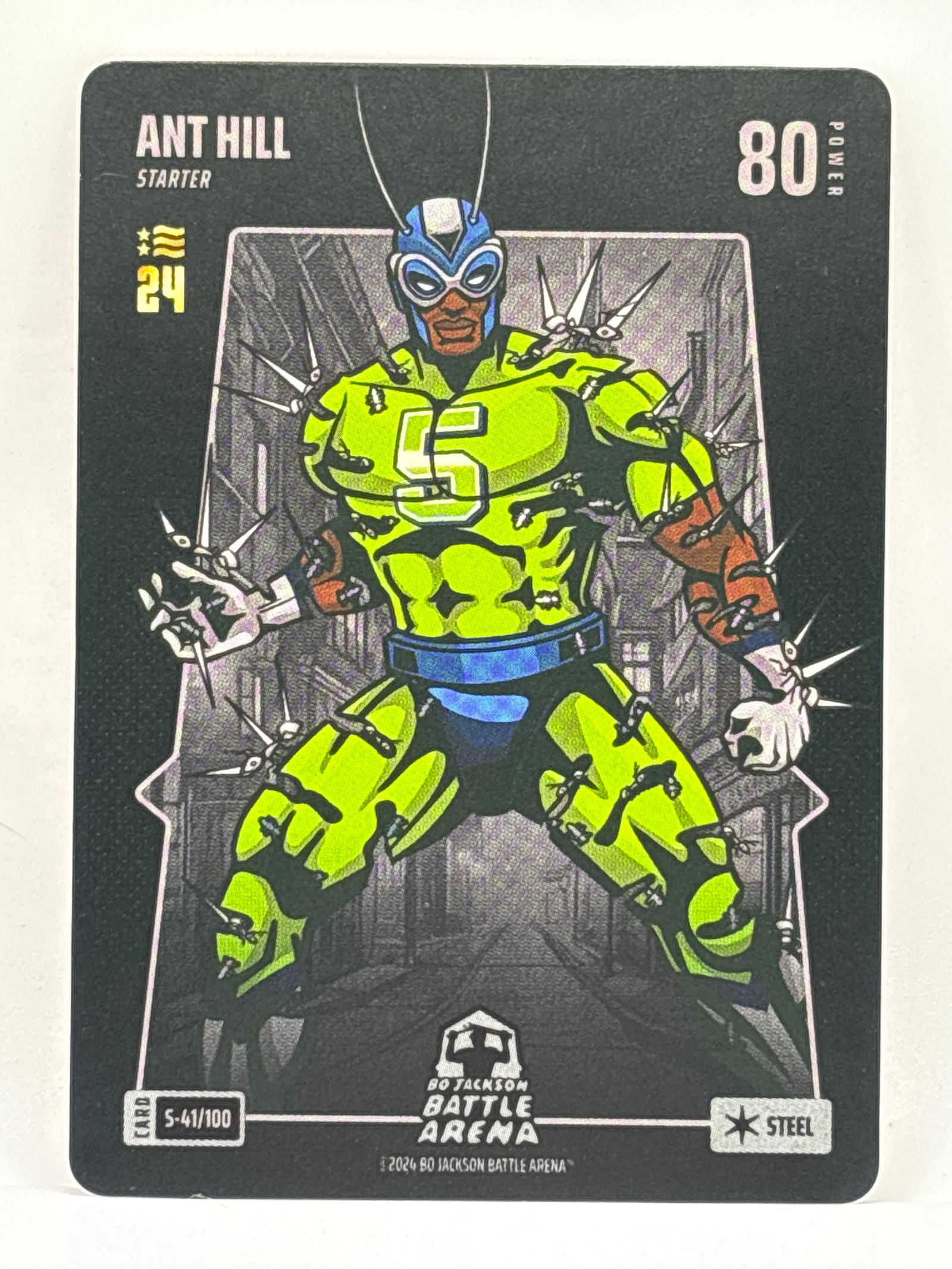 BO JACKSONS 2024 BATTLE ARENA ANT HILL ANTHONY EDWARDS STEEL (1 of 2)