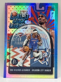 2025 TOPPS LIMITED STOCK LEGENDS SHAIGILGEOUS-ALEXANDER ACTION FIGURE INSERT