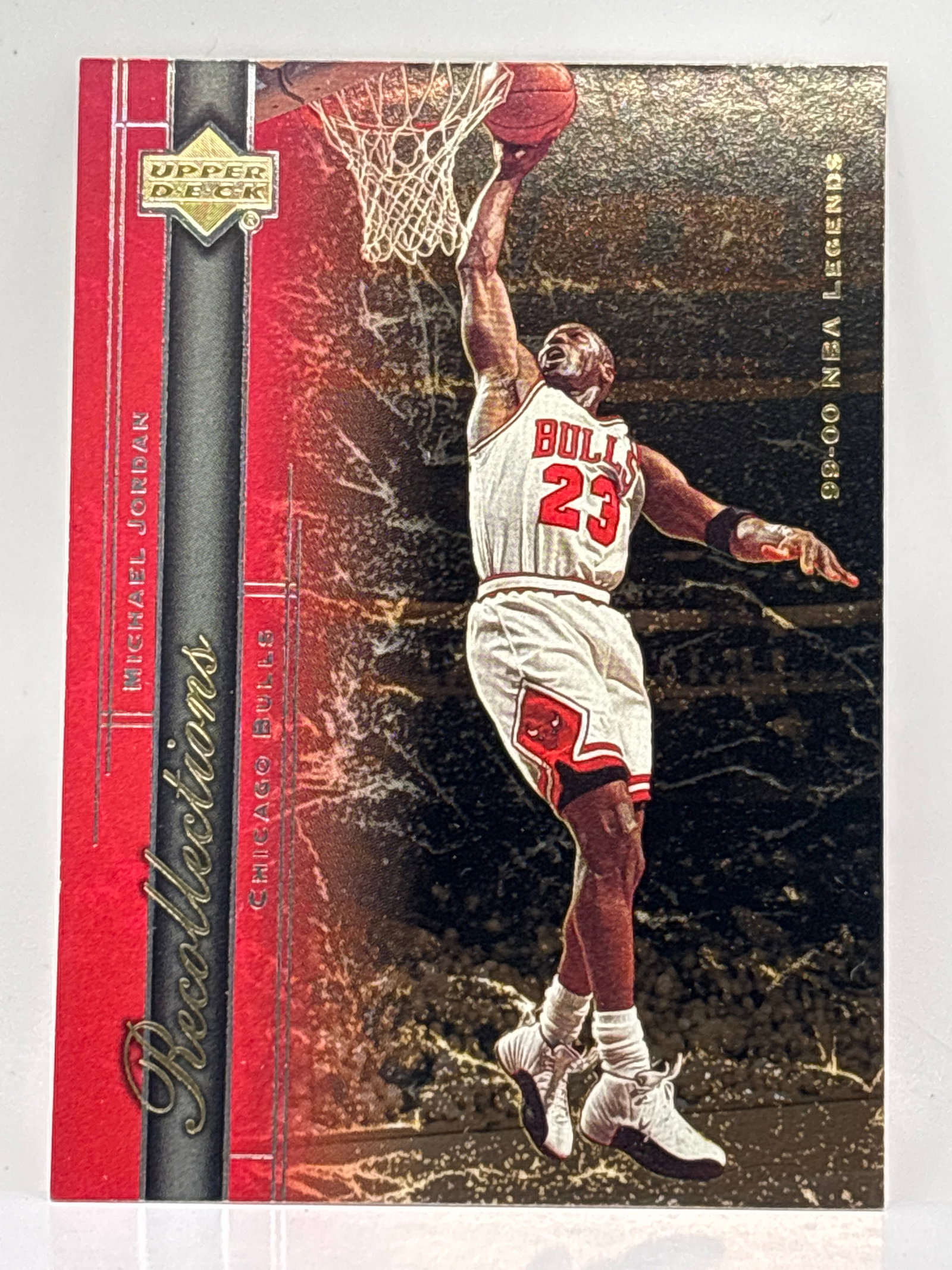 2000 UPPER DECK RECOLLECTIONS MICHAEL JORDAN NBA LEGENDS INSERT (1 of 3)