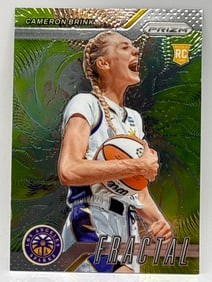 2024 PANINI WNBA PRIZM CAMERON BRINK FRACTAL ROOKIE CARD