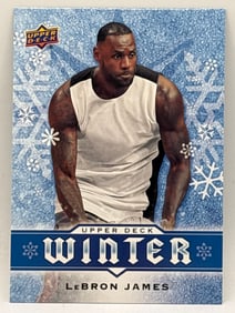 2017 UPPER DECK LEBRON JAMES WINTER INSERT