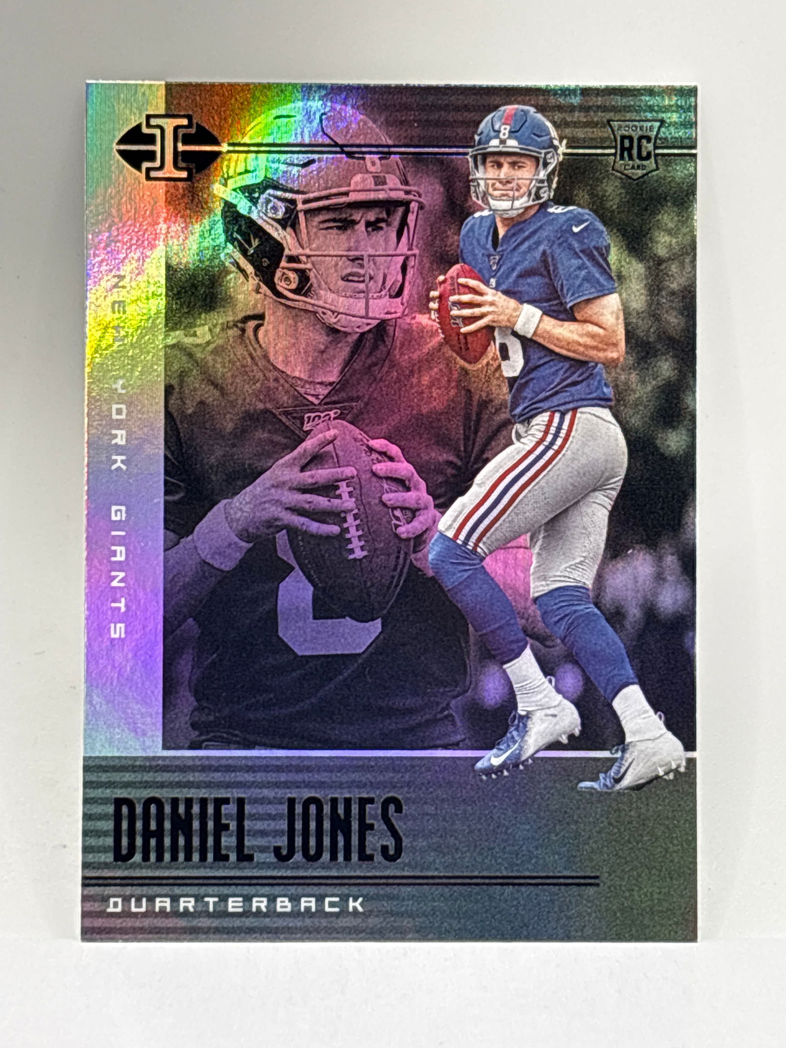 2019 PANINI ILLUSIONS DANIEL JONES ROOKIE CARD (1 of 4)