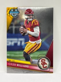 2023 BOWMAN UNIVERSITY CHROME CALEB WILLIAMS ROOKIE CARD