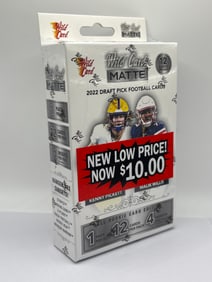 FACTORY SEALED ALL ROOKIE EDITION 2022 WC MATTE DRAFT PICK FOOTBALL CARDS BOX