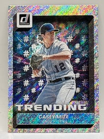 2022 PANINI DONRUSS CASEY MIZE SILVER WAVE TRENDING INSERT