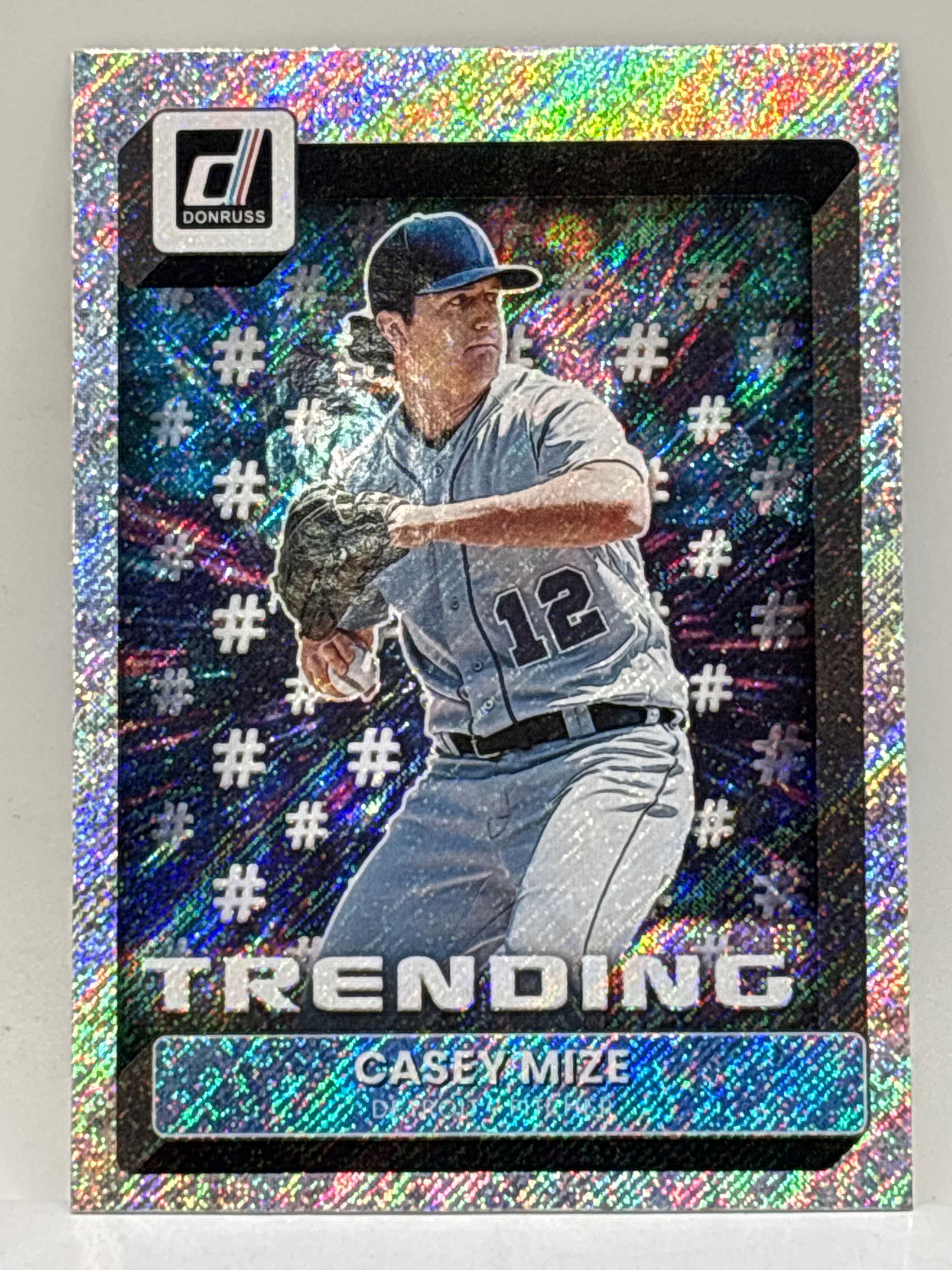 2022 PANINI DONRUSS CASEY MIZE SILVER WAVE TRENDING INSERT: THE HOBBY BOX