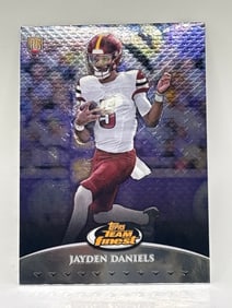 2024 TOPPS TEAM FINEST JAYDEN DANIELS INSERT ROOKIE CARD