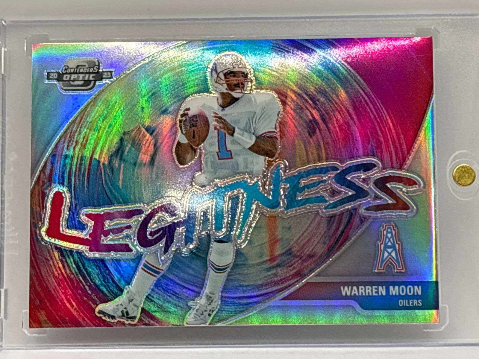 CASE HIT! 2023 PANINI CONTENDERS OPTIC WARREN MOON LEGITNESS HOLO SSP (1 of 3)