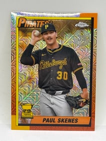2025 TOPPS CHROME 35TH ANNIVERSARY PAUL SKENES MOJI ALL-STAR ROOKIE CARD