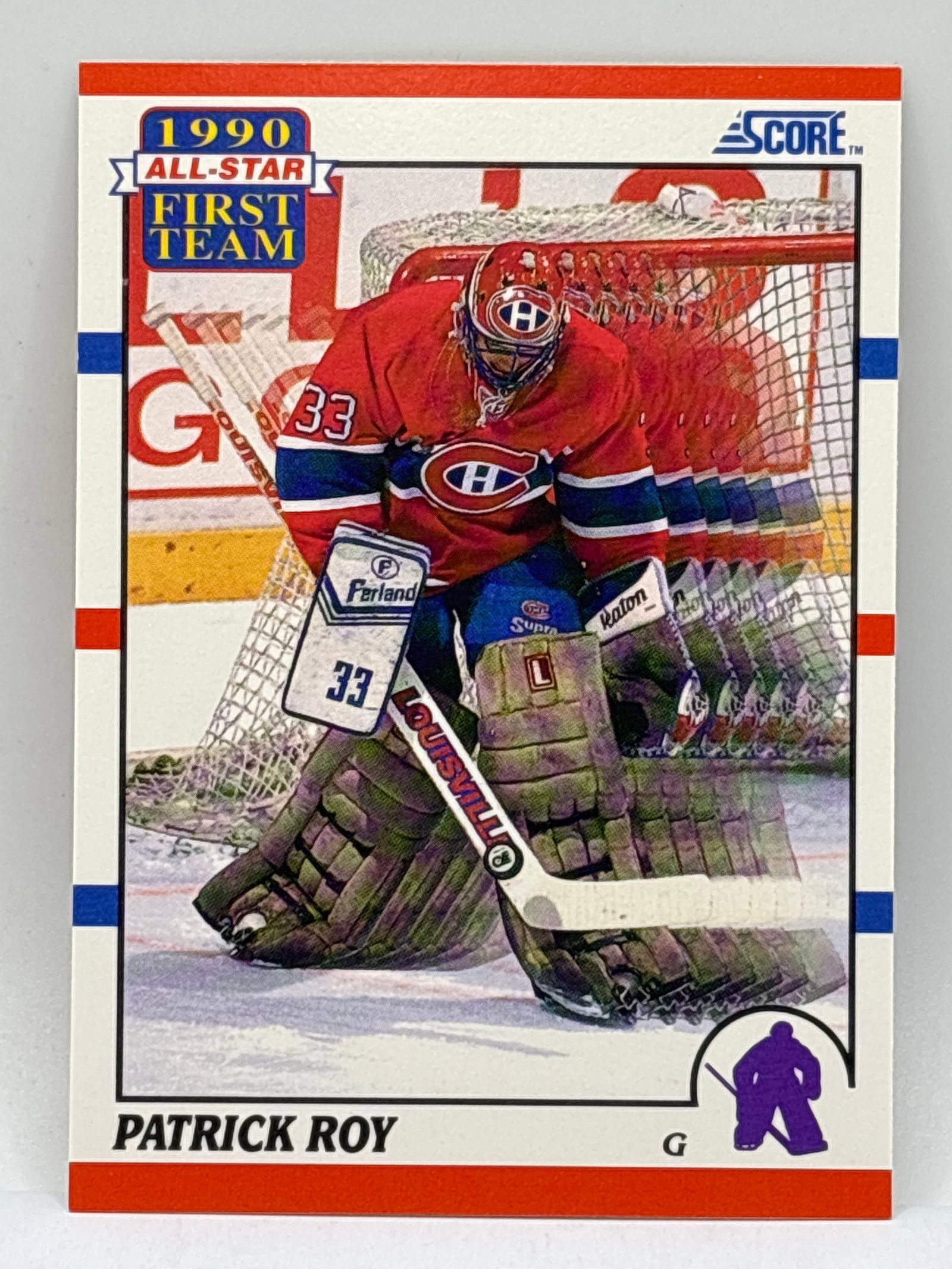 1990 SCORE PATRICK ROY ALL-STAR TEAM (1 of 2)