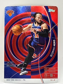 2025 TOPPS MATCH ATTAX JALEN BRUNSON SCORING HERO