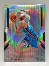 2024-25 PANINI PRIZM SHAI GILGEOUS-ALEXANDER DOMINANCE SILVER PRIZM HOLO SP