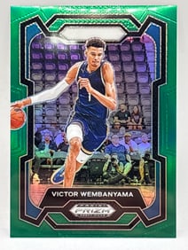 2024 PANINI PRIZM DRAFT PICKS VICTOR WEMBANYAMA GREEN PRIZM HOLO SP