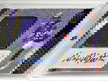 2019 PANINI UNPARALLELED ALEXANDER MATTISON SPARKLE AUTOGRAPHED ROOKIE PATCH