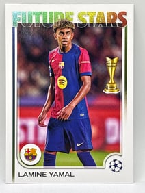 2025 TOPPS UEFA CL YAMINE YAMAL FUTURE STARS ALL-STAR ROOKIE CARD